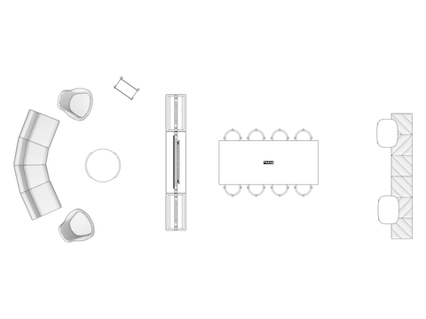 A line drawing viewed from above -Cove 064 EUR
