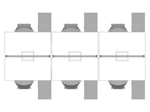 A line drawing viewed from above -Hive 095 EUR