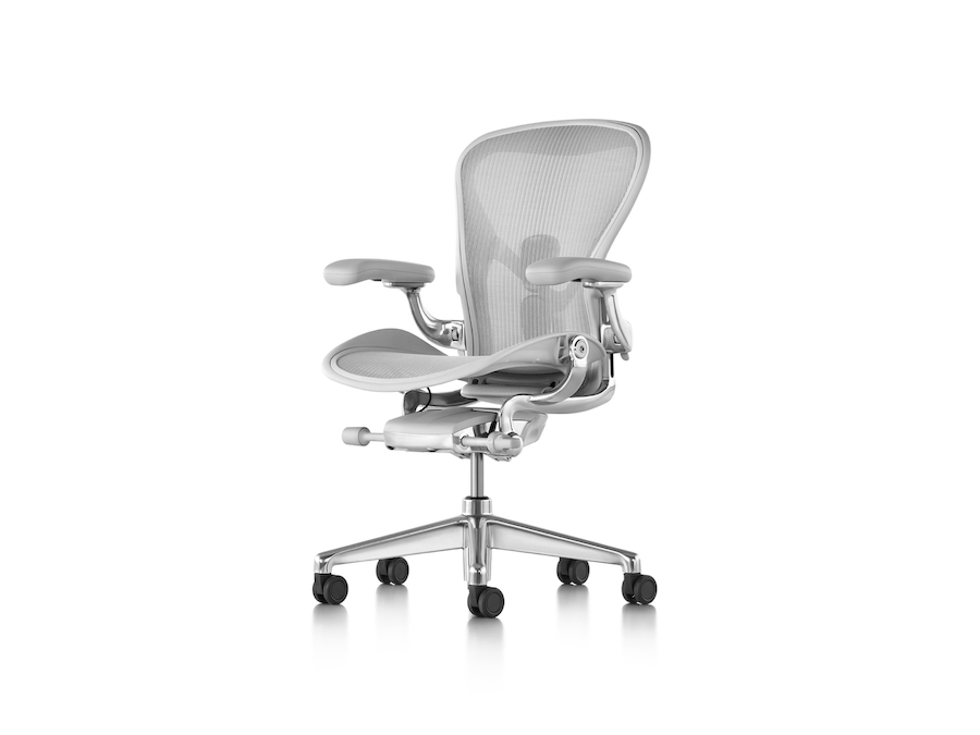 A photo - Aeron Chair–B Size–Fully Adjustable Arms
