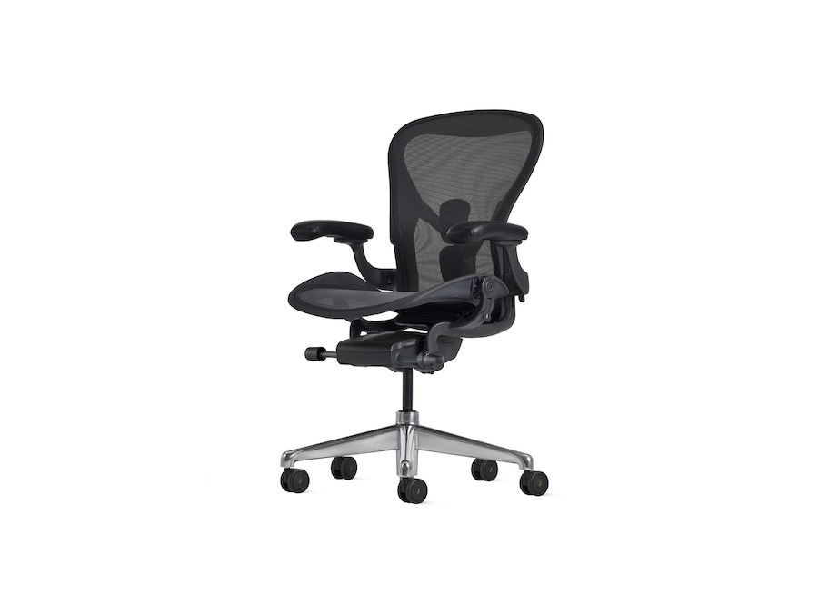 A photo - Aeron ESD Chair – B Size – Height-Adjustable Arms
