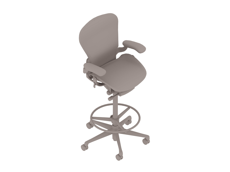 A generic rendering - Aeron ESD Stool – Fixed Arms