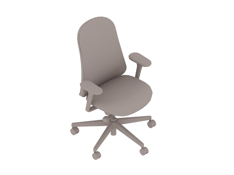 A generic rendering - Lino Chair–Fixed Arms