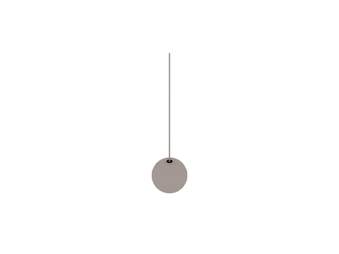 A generic rendering - Nelson Ball Bubble Pendant–Small