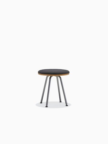 Cushion-top Swoop stool.