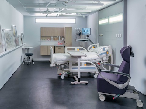 Ava Recliner with a Maars Headwall and Mora System.