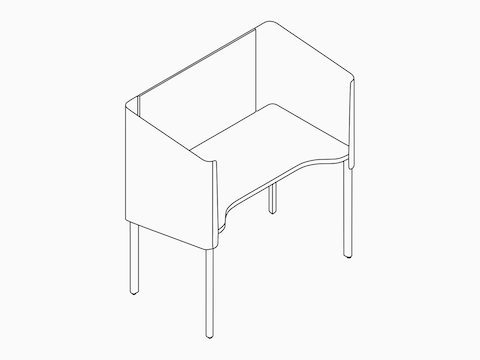 Line drawing of an OE1 Nook.